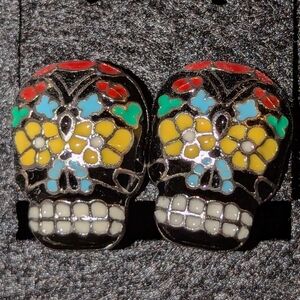 Dia de Los Muertos Stud Earrings - Halloween